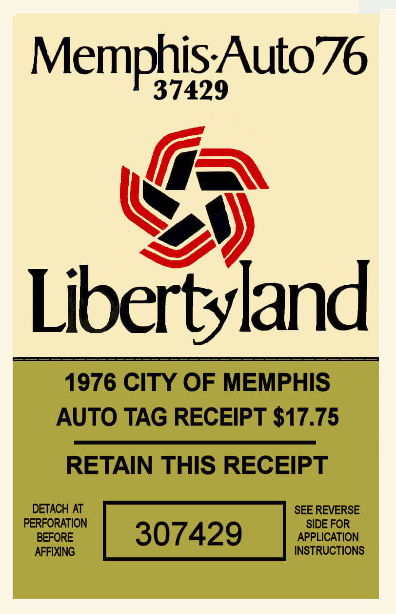 (image for) 1976 Tennessee Inspection Sticker (Memphis)